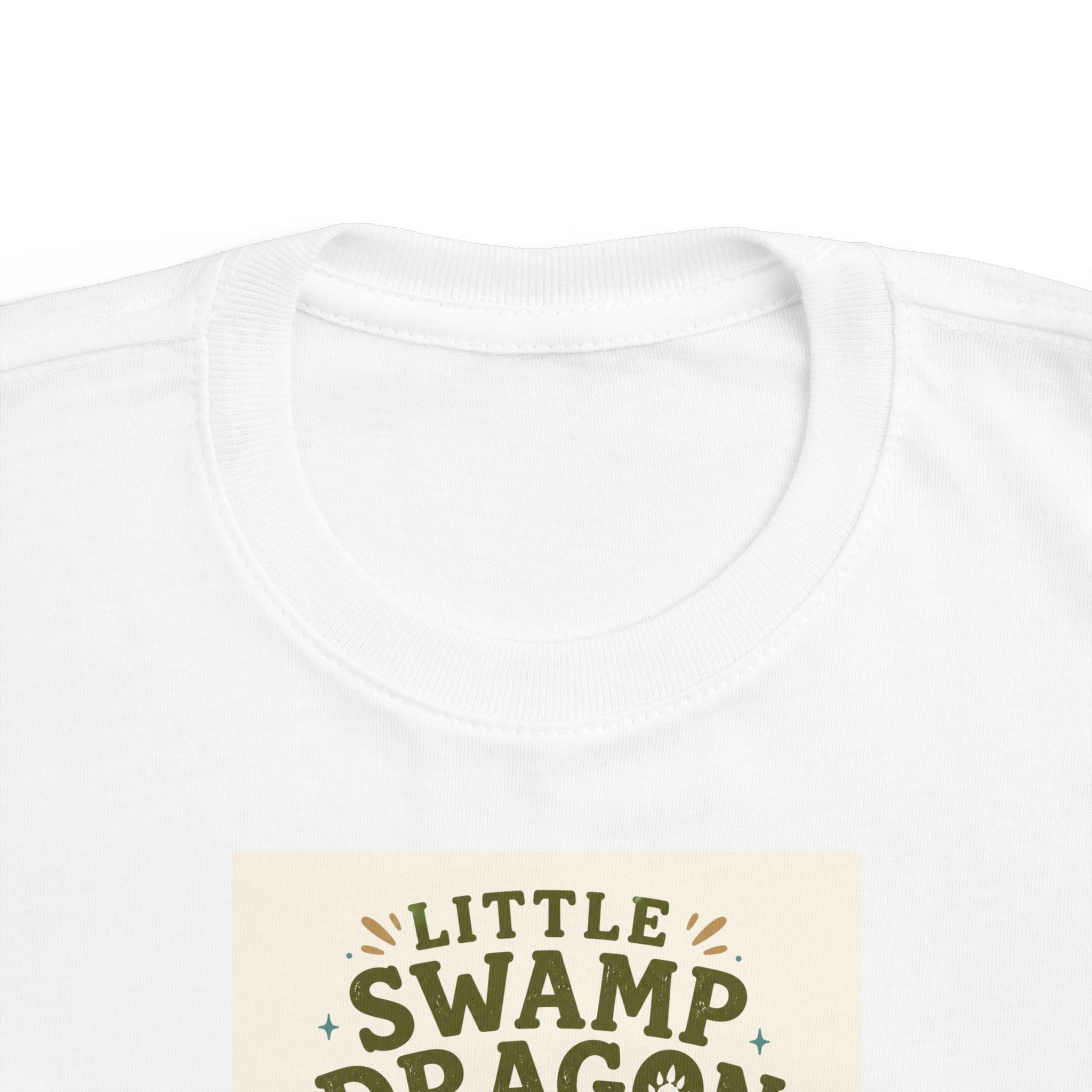 Little Swamp Dragon toddler tee | cute dragon illustration, nature scene