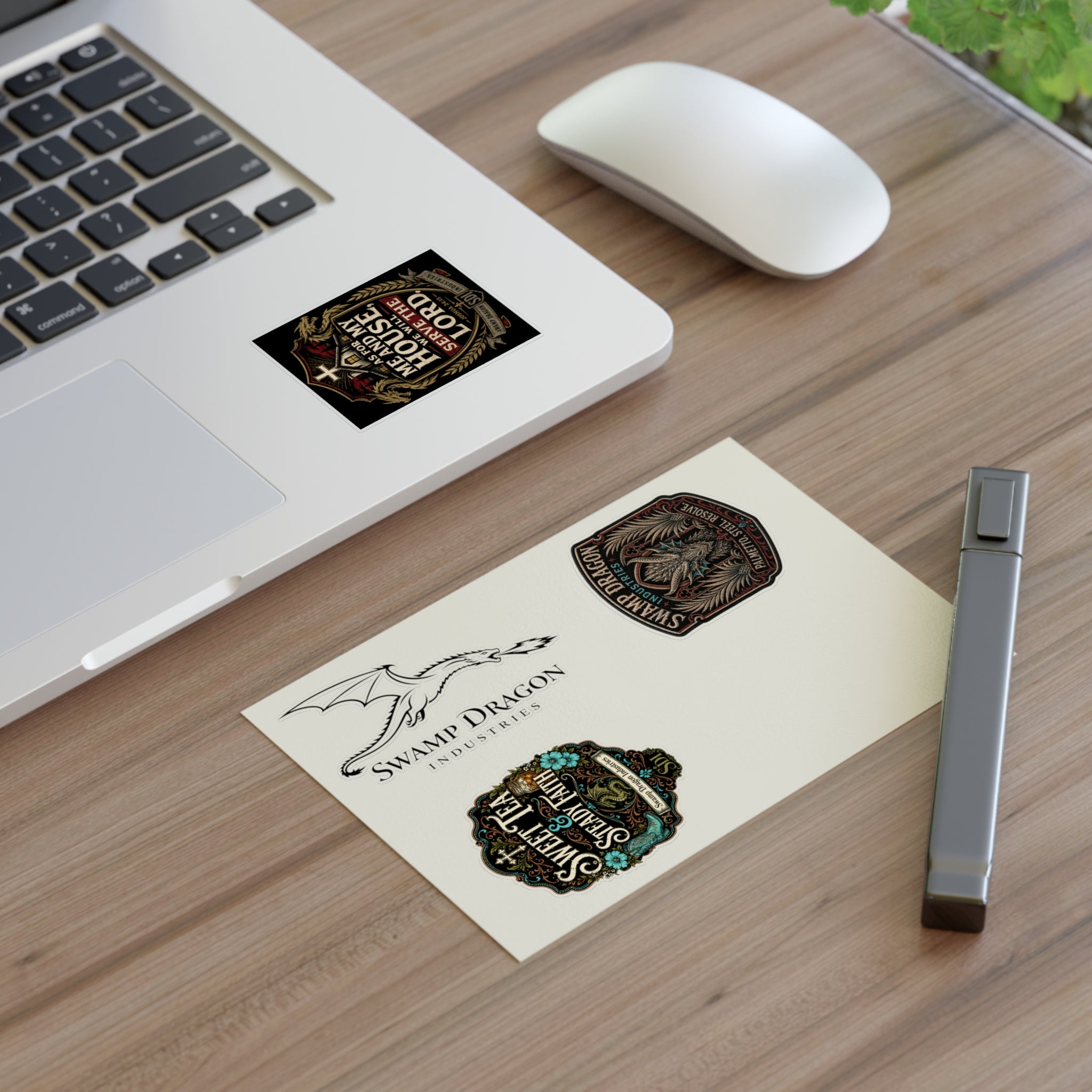 Swamp Dragon Industries Sticker Sheet | Southern Faith Tactical Outdoor Vinyl Decals