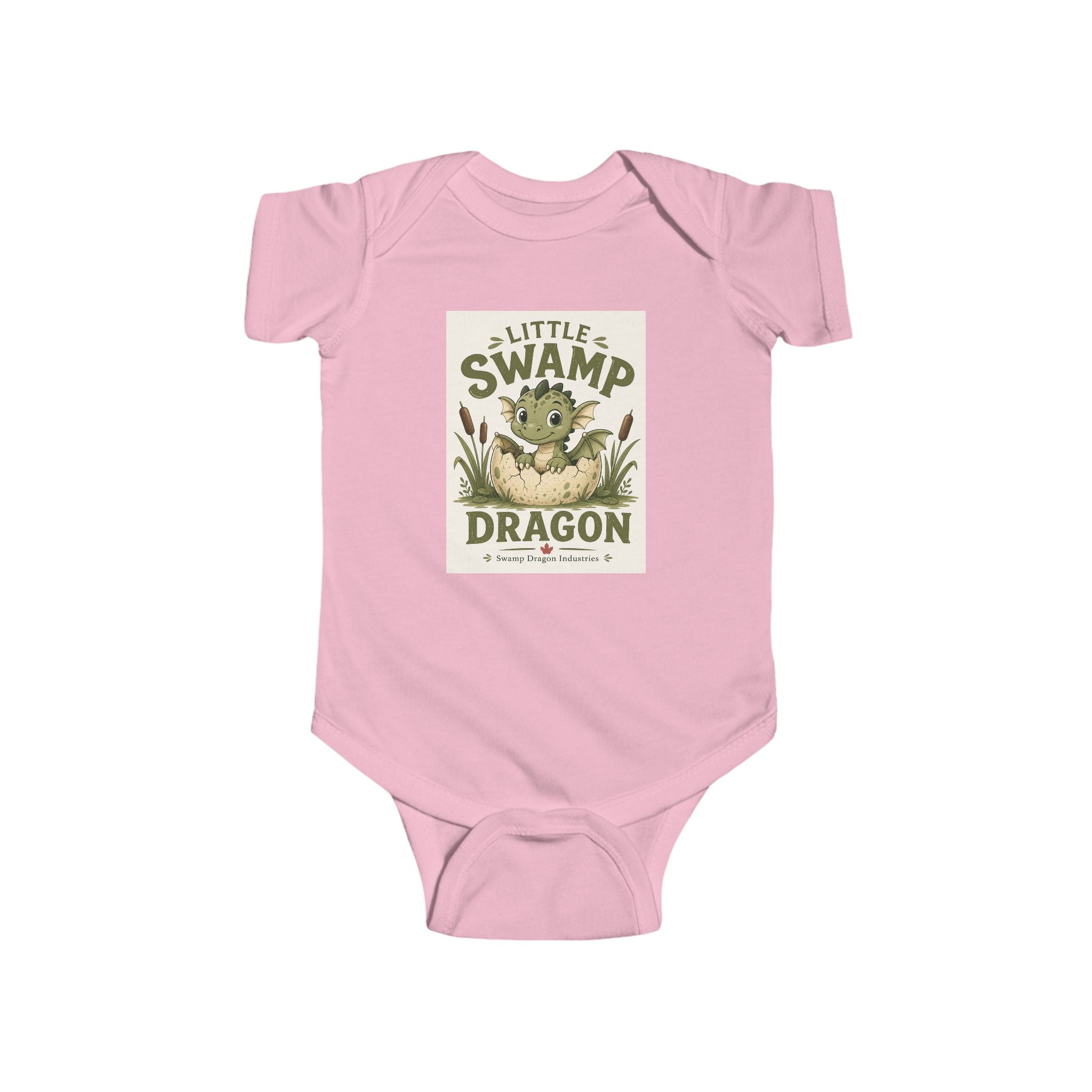 Little Swamp Dragon infant bodysuit | baby onesie, woodland creature