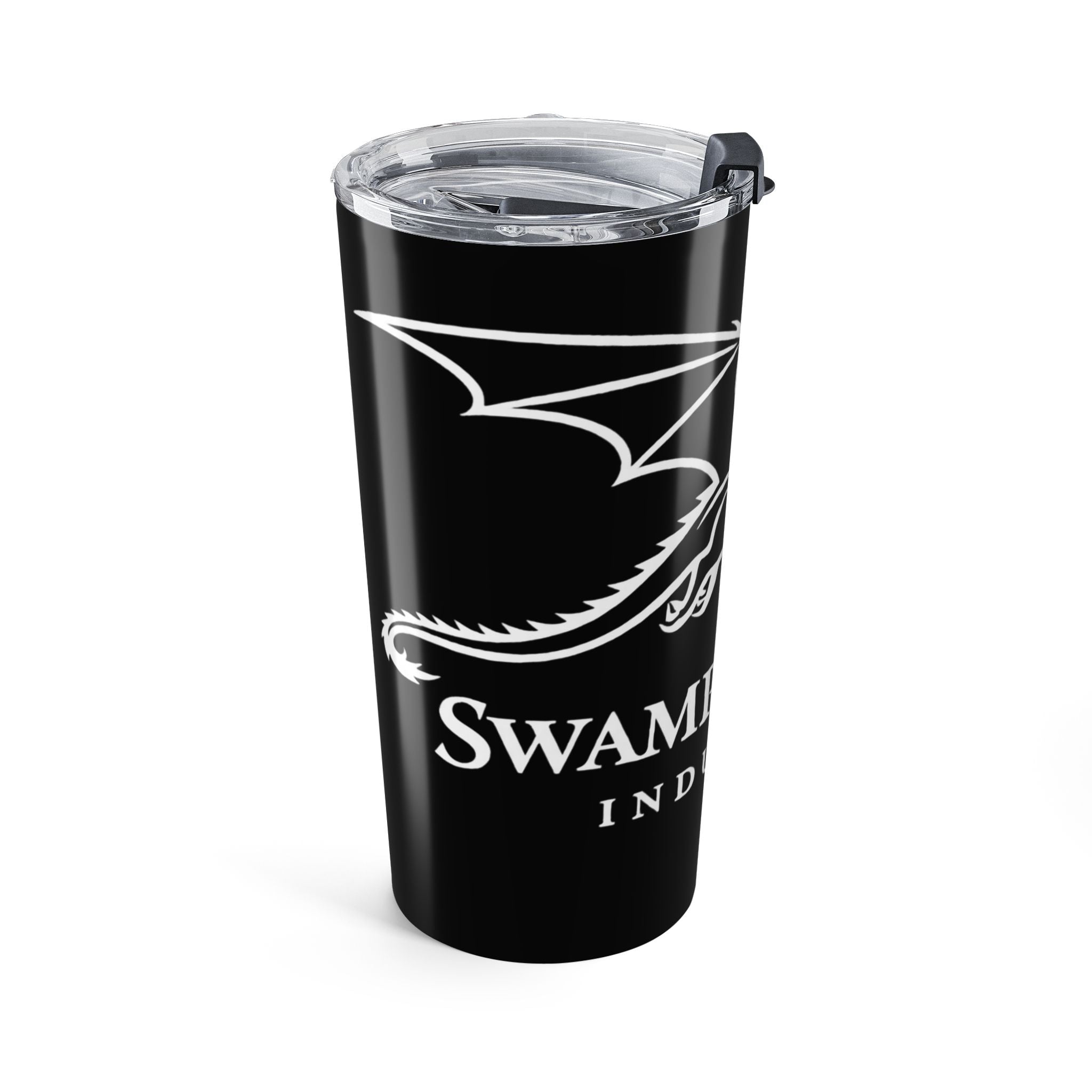 Swamp Dragon Industries 20oz Tumbler | Full Wrap Black Insulated