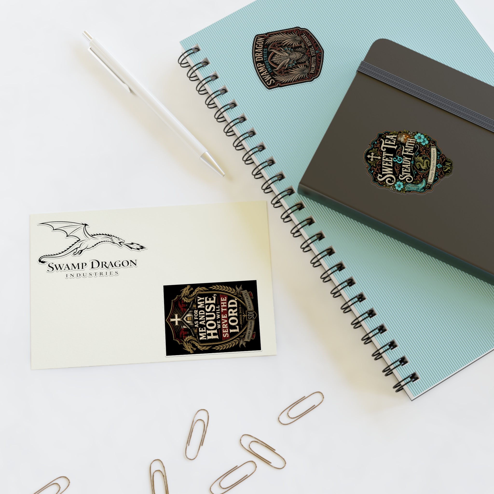 Swamp Dragon Industries Sticker Sheet | Southern Faith Tactical Outdoor Vinyl Decals