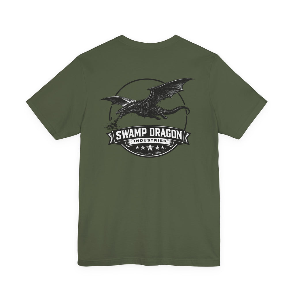 Swamp Dragon logo Tee | Graphic Dragon Emblem T-Shirt