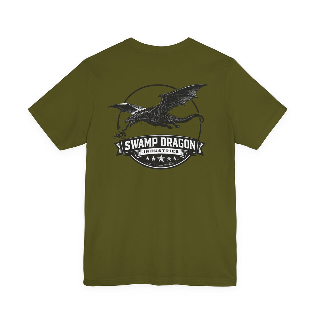 Swamp Dragon logo Tee | Graphic Dragon Emblem T-Shirt