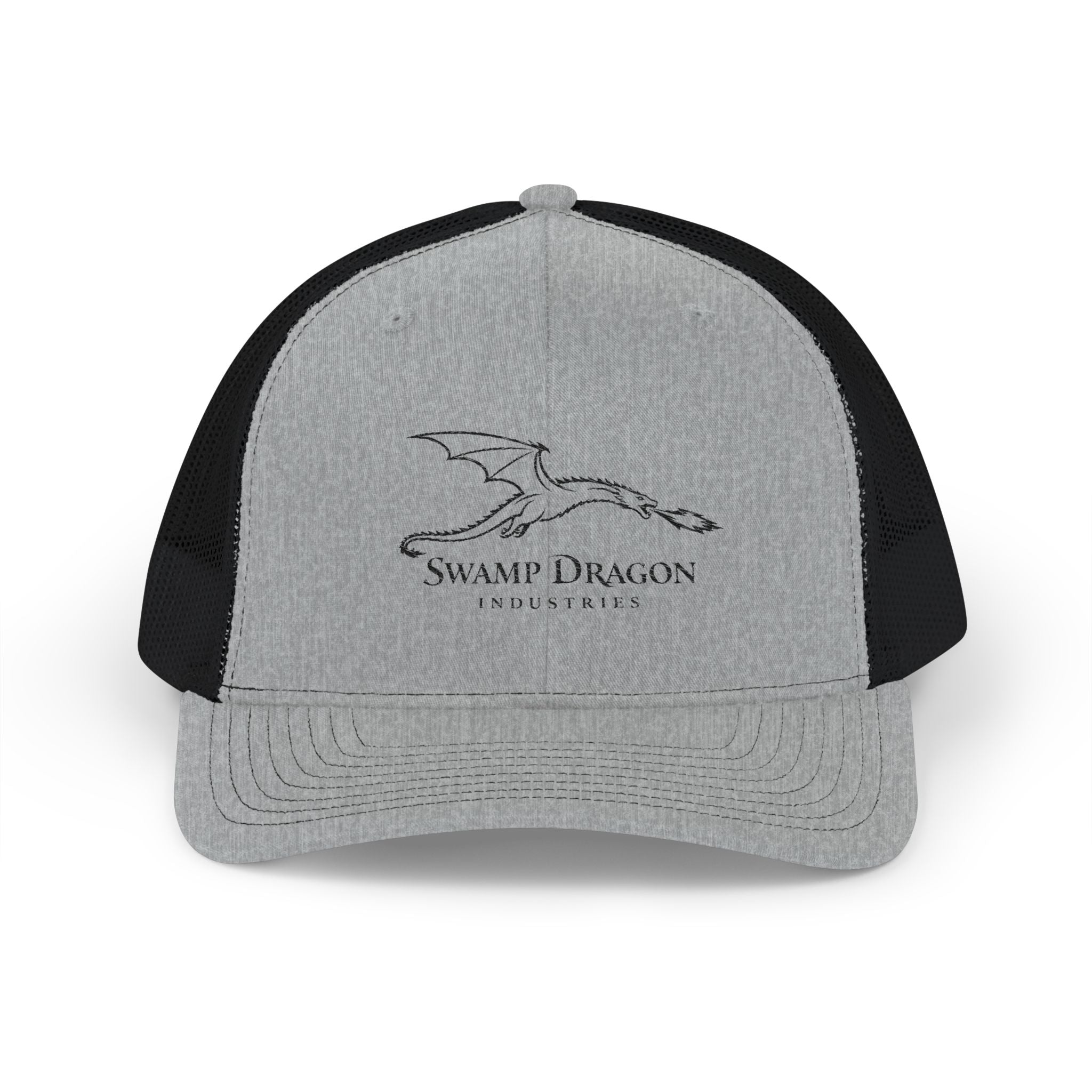 Flying Dragon Logo Snapback Trucker Cap | Mesh Back Hat