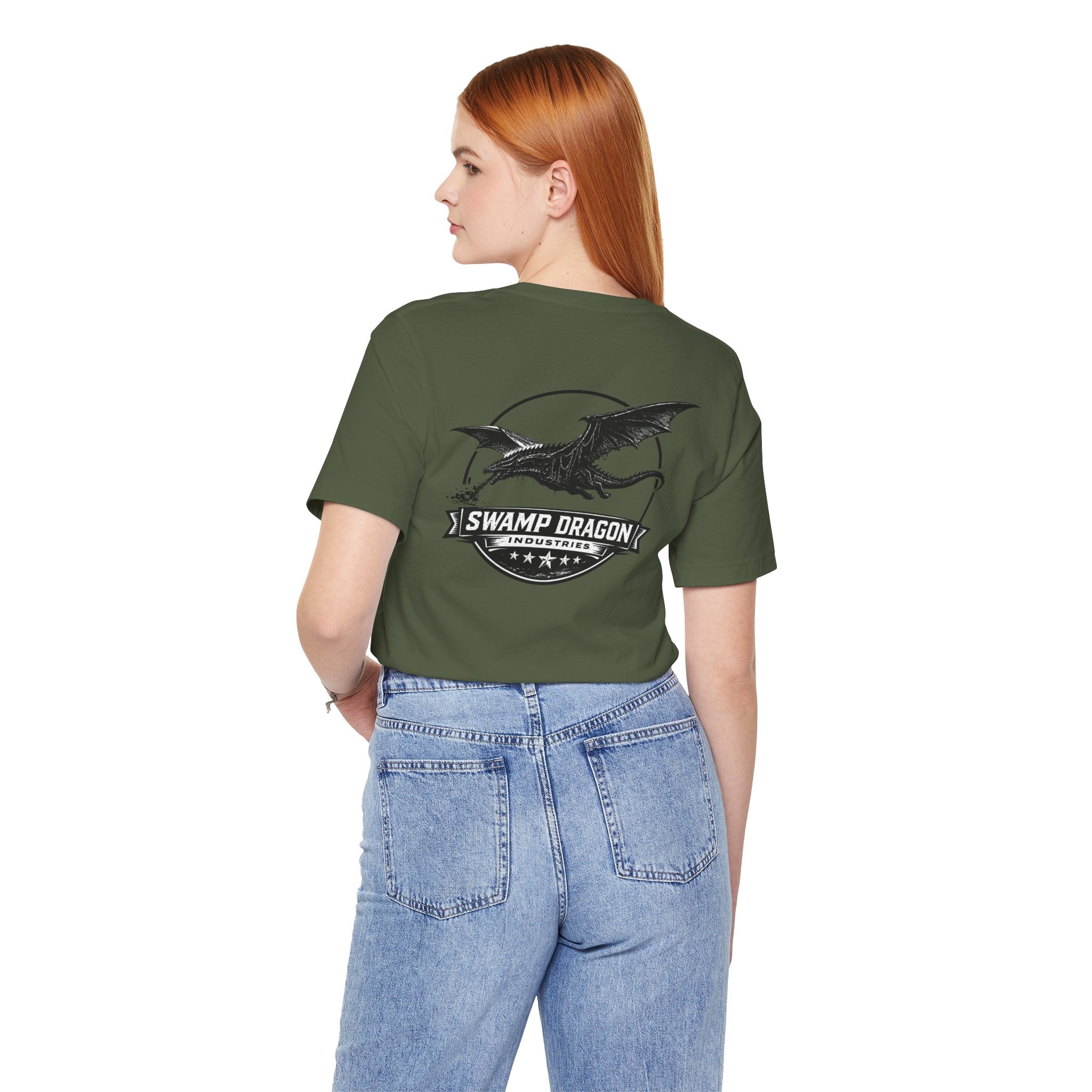 Swamp Dragon logo Tee | Graphic Dragon Emblem T-Shirt