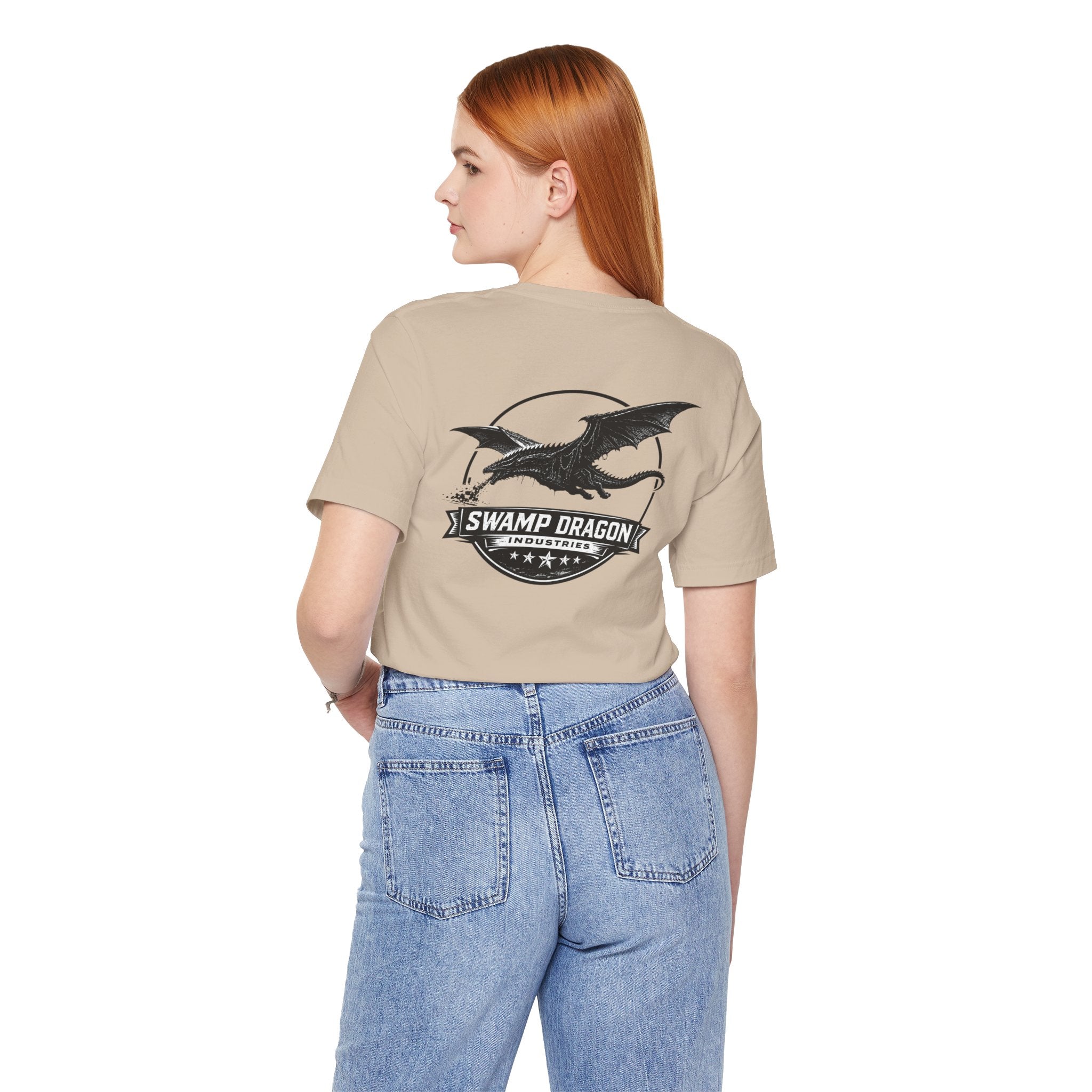 Swamp Dragon logo Tee | Graphic Dragon Emblem T-Shirt
