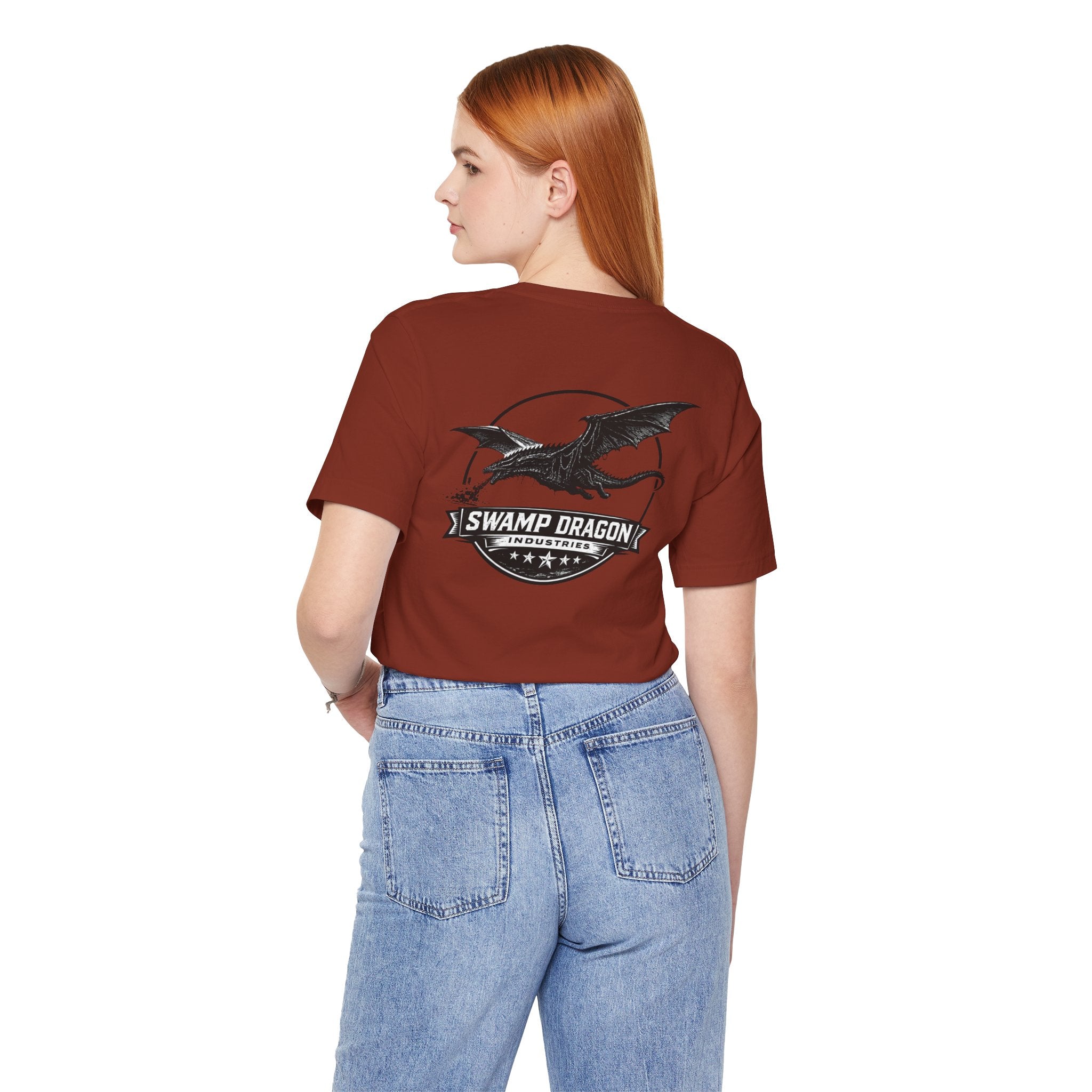 Swamp Dragon logo Tee | Graphic Dragon Emblem T-Shirt