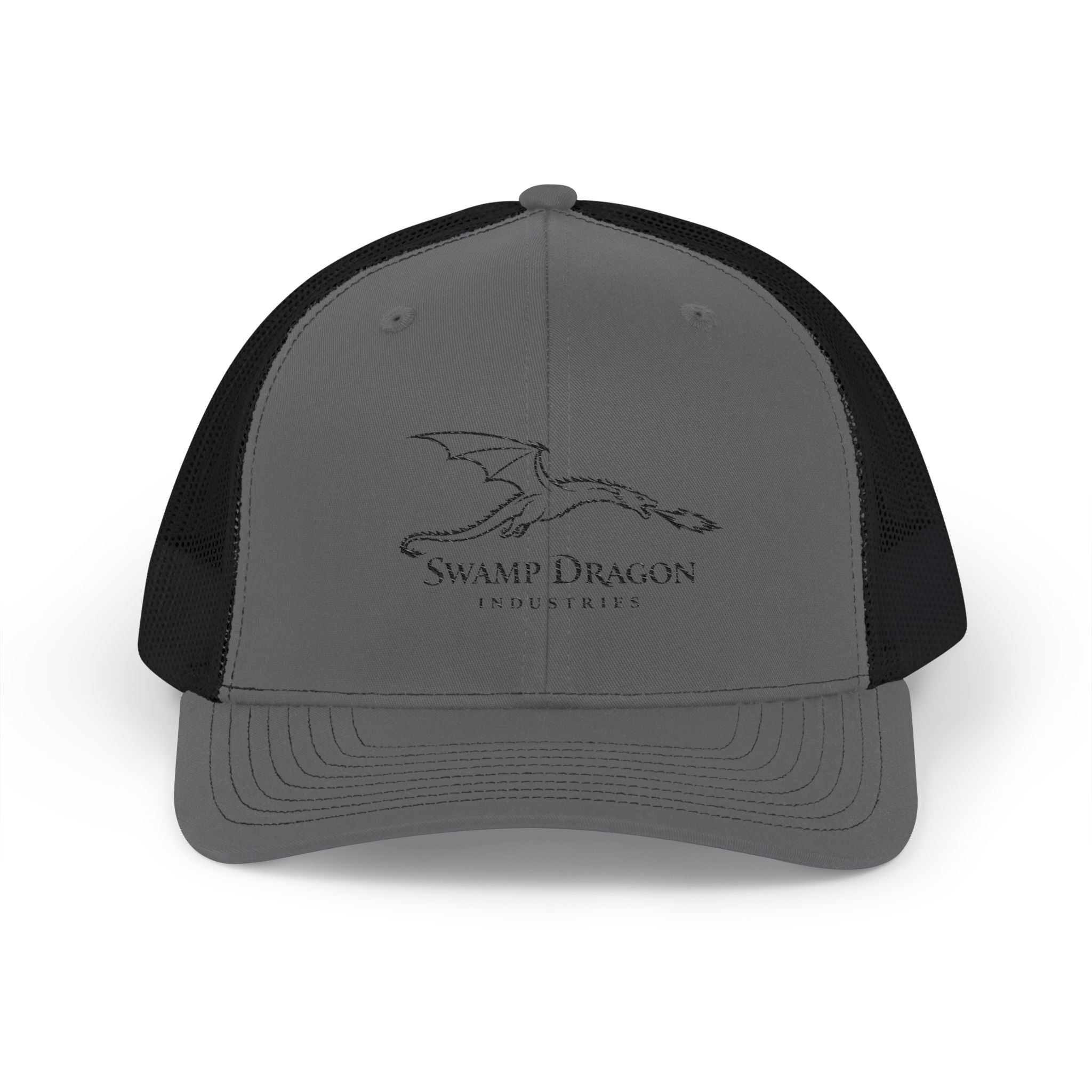 Flying Dragon Logo Snapback Trucker Cap | Mesh Back Hat