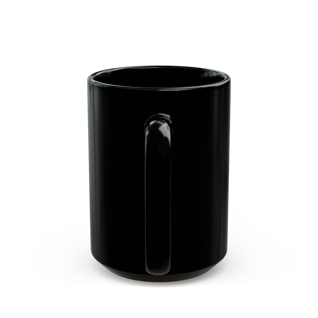 Swamp Dragon Industries Smooth line logo Mug | Black ceramic coffee mug, 11oz or 15oz