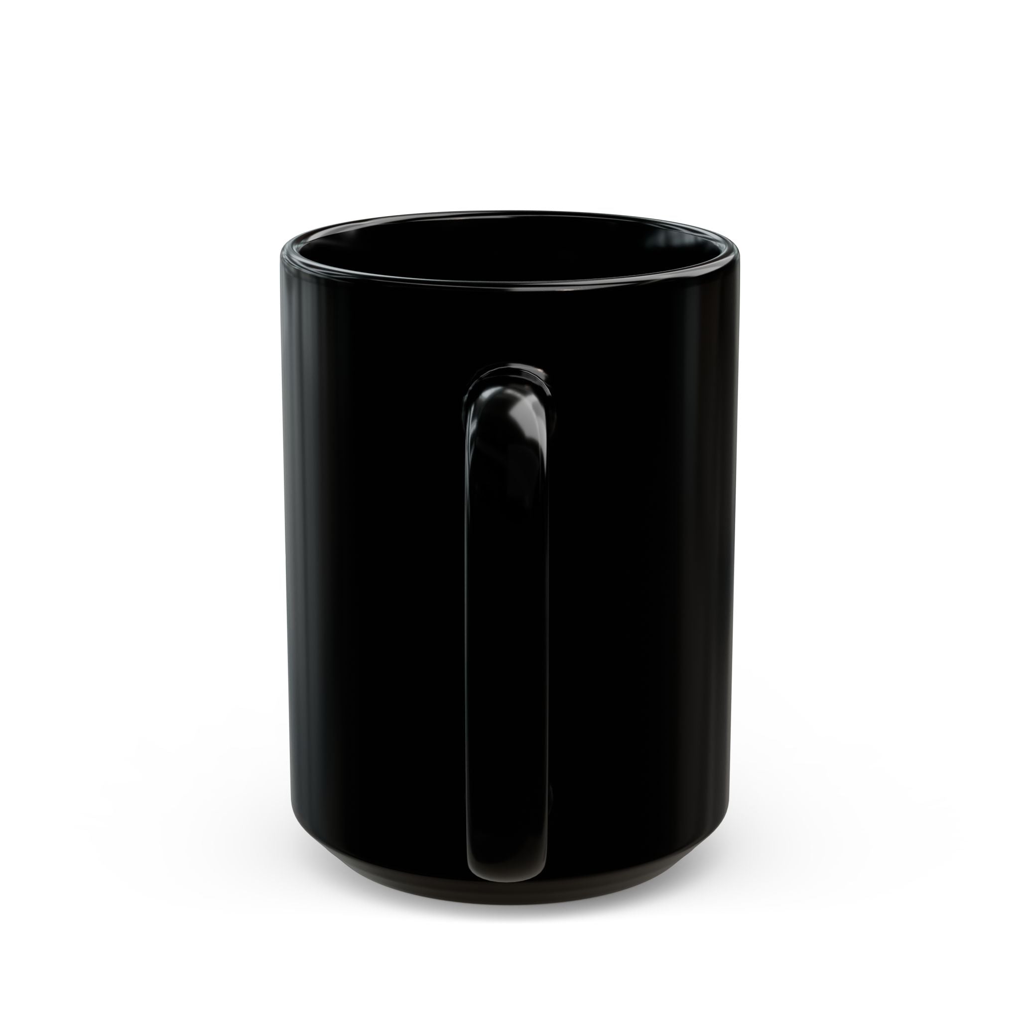 Swamp Dragon Industries Smooth line logo Mug | Black ceramic coffee mug, 11oz or 15oz